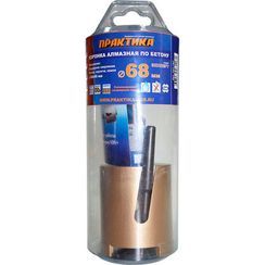 Коронка алмазная SDS-plus/Hex Практика "Эксперт" 68мм (031-181)