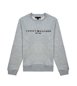 Свитшот Tommy Hilfiger Embroidered Tommy Logo Grey Heather