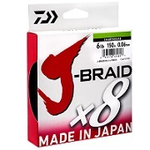 Шнур Daiwa J-Braid X8 150м  0.22мм 17.0кг Chartreuse 1шт 37.5lb