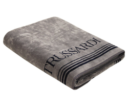 Полотенце пляжное 95х150 Trussardi Frame 001 grey