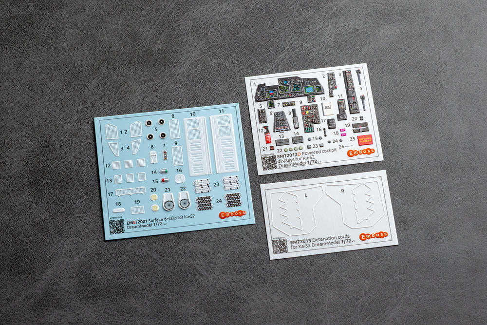Ka-52 details set for DreamModel 1/72 (3D decal)