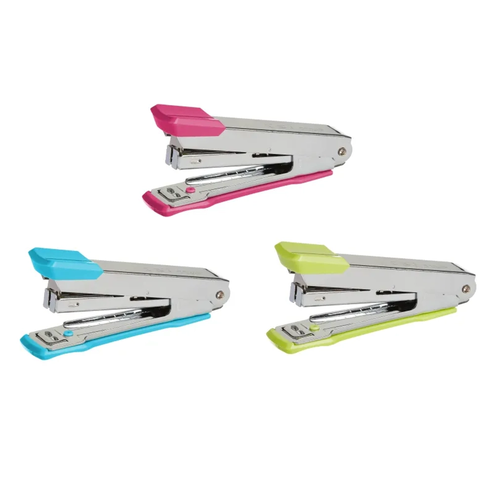 Степлер Deli Essential до 15 листов (скобы № 10, с антистеплером)