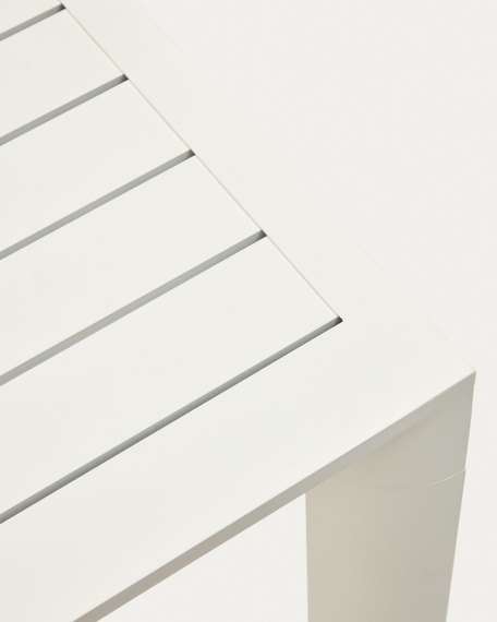 Culip Алюминиевый уличный стол с порошковым покрытием белого цвета 77 x 77 см