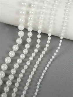 Бусы на нитке, 3мм, 100м