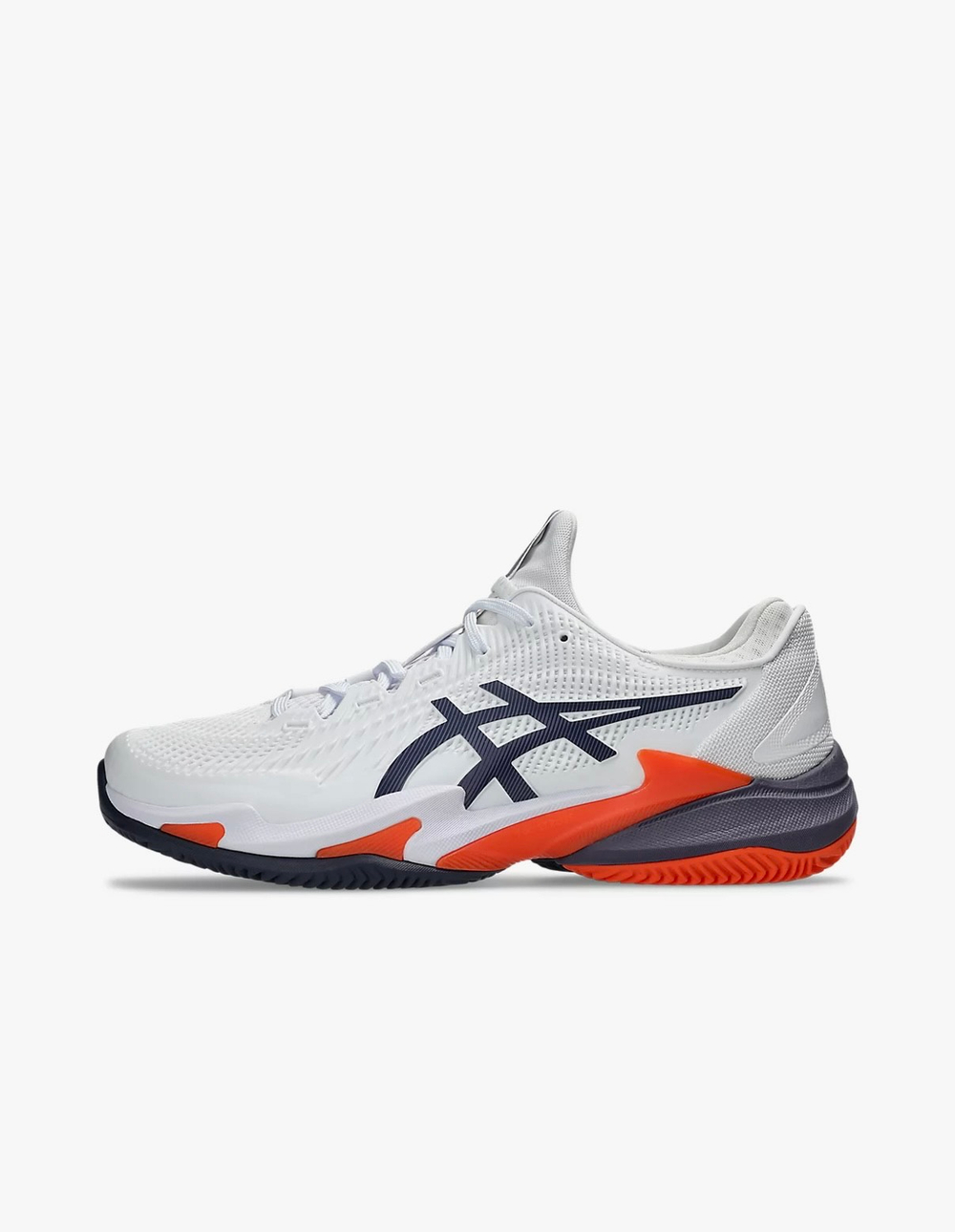 ASICS, COURT FF 3 CLAY, WHITE/GREYISH PURPLE, MEN, US 7,5 /EUR 40,5 /UK 6,5 /СМ 25,5