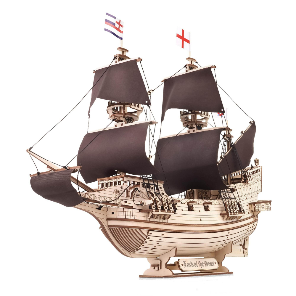 Деревянный конструктор Корабль Владыка Морей (EWA)