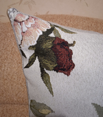 Декоративный гобеленовый чехол для интерьерной подушки Пионы 50*70