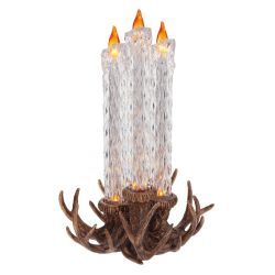 GAEM Изделие декоративное "Свечи" (подсветка, 2хАAА), L22 W20 H34,5 см