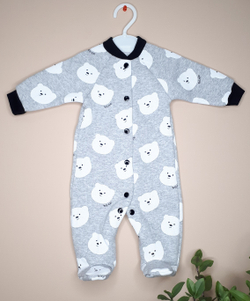 Комбинезон Белый мишка (серый)