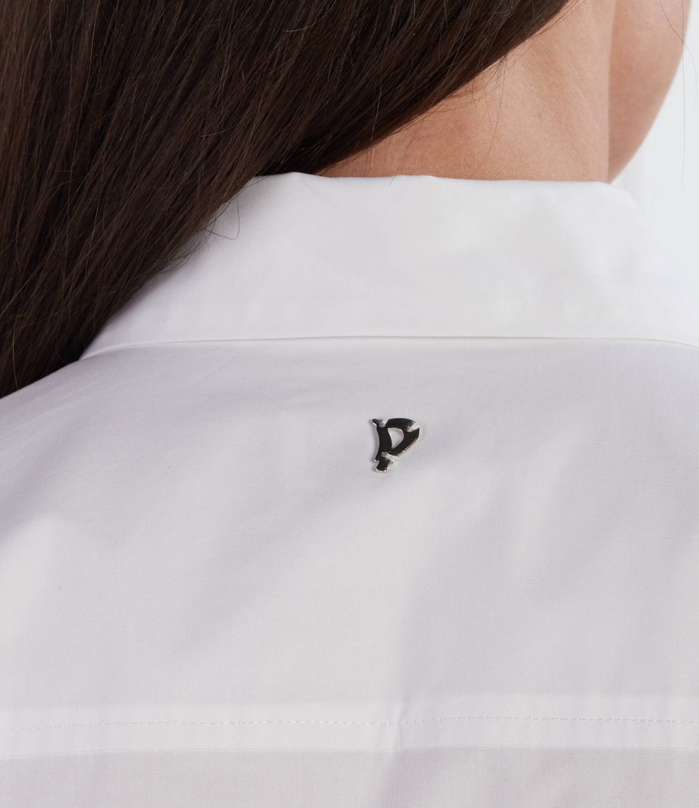 Рубашка DONDUP - made in Italy - белый(DC315 PF0010D XXX)