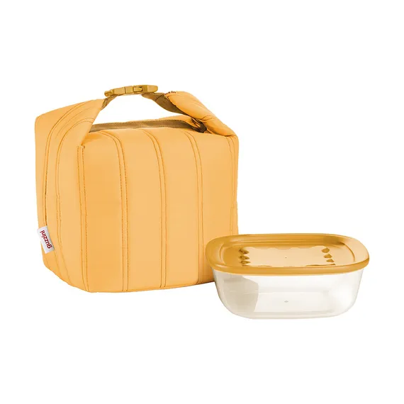Набор из термосумки и контейнера handy bio, 1,4 л, желтый