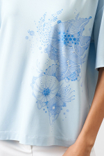 23069 Джемпер женский (голубой)