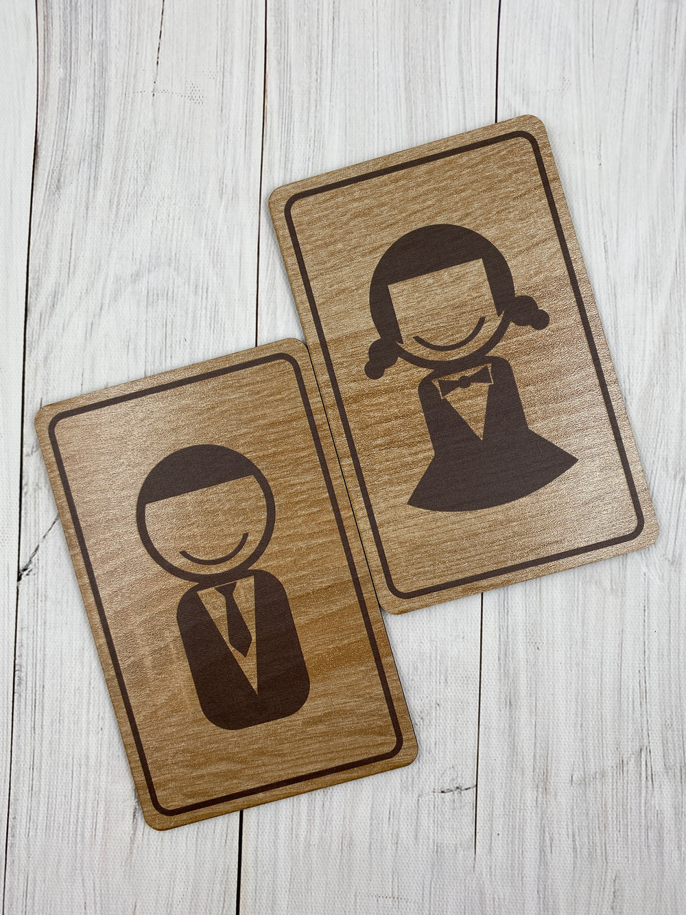 Табличка на туалет (пара М+Ж)