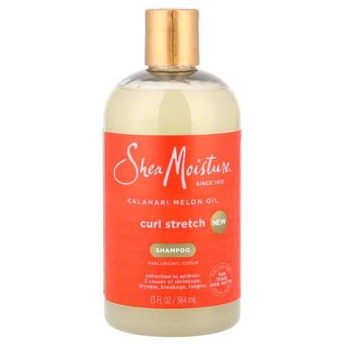 SheaMoisture, шампунь для выпрямления локонов, масло калахарской дыни, 384 мл (13 жидк. унций)