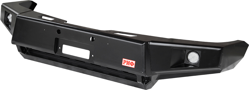 Бампер силовой передний для ГАЗ Соболь с доп. фарами лифт 50 мм РИФ