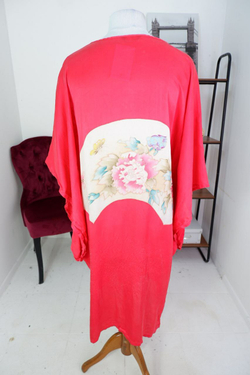 Платье свободное 50+ размер в восточном стиле