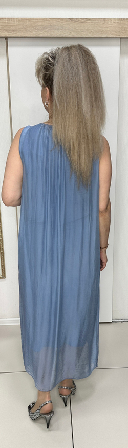 Двойное итальянское платье с рюшей