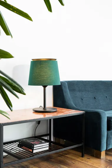 Настольная лампа Savoy зеленая