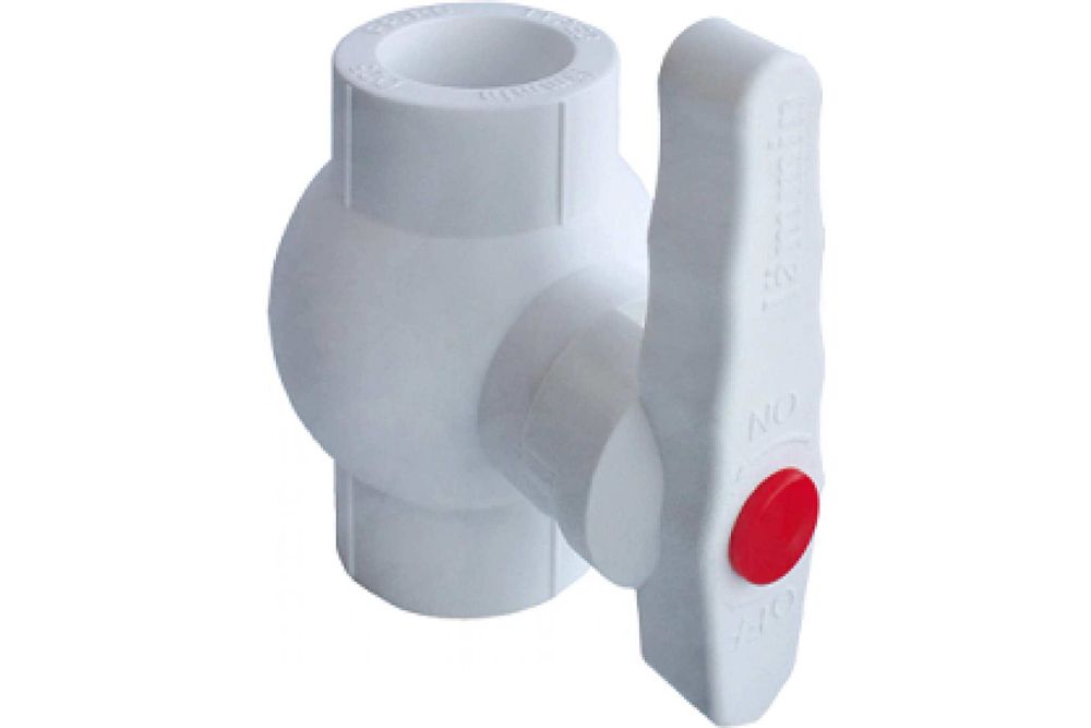 Кран шаровый ПП 20 PREMIUM (Lammin) 60/10 серый 89793