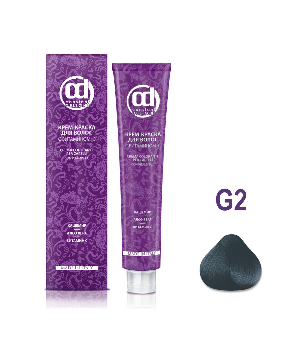 60 мл G2 крем-краска для волос с витамином С микстон опал