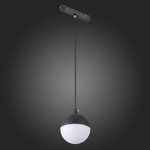 ST358.433.07 Магнитный трековый светильник подвесной Черный LED 1*7W 3000K 520Lm Ra&gt;80 120° IP20 D90 SKYLINE 48
