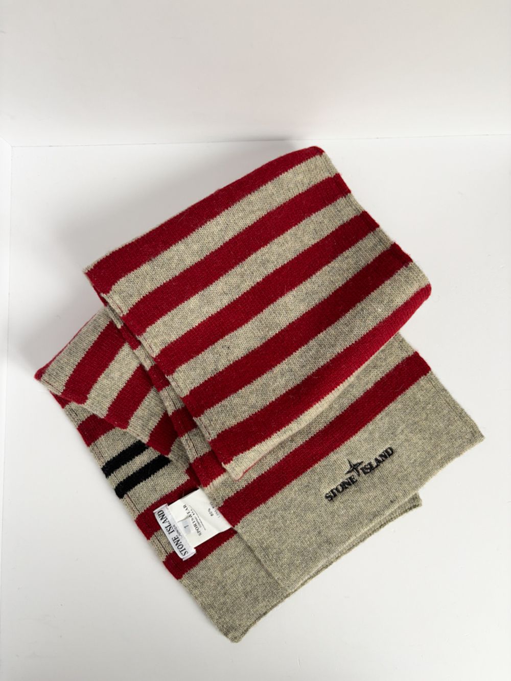 Шерстяной шарф Stone Island, 135*21