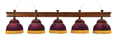 Лампа Ампир 5 плафона - ясень