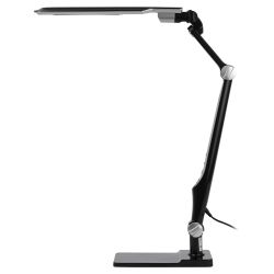 Настольный светильник ЭРА NLED-497-12W-BK светодиодный на струбцине и с основанием черный | Светодиодные настольные лампы