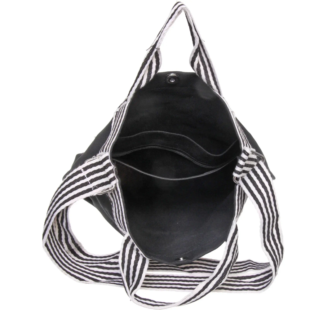 Сумка - шоппер женская «Every day», 2 кармана, плечевой ремень, микс три цвета, 30*11см