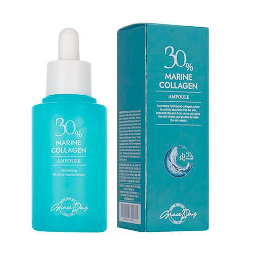 Антивозрастная сыворотка с Коллагеном Grace Day Marine Collagen Ampoule 50мл