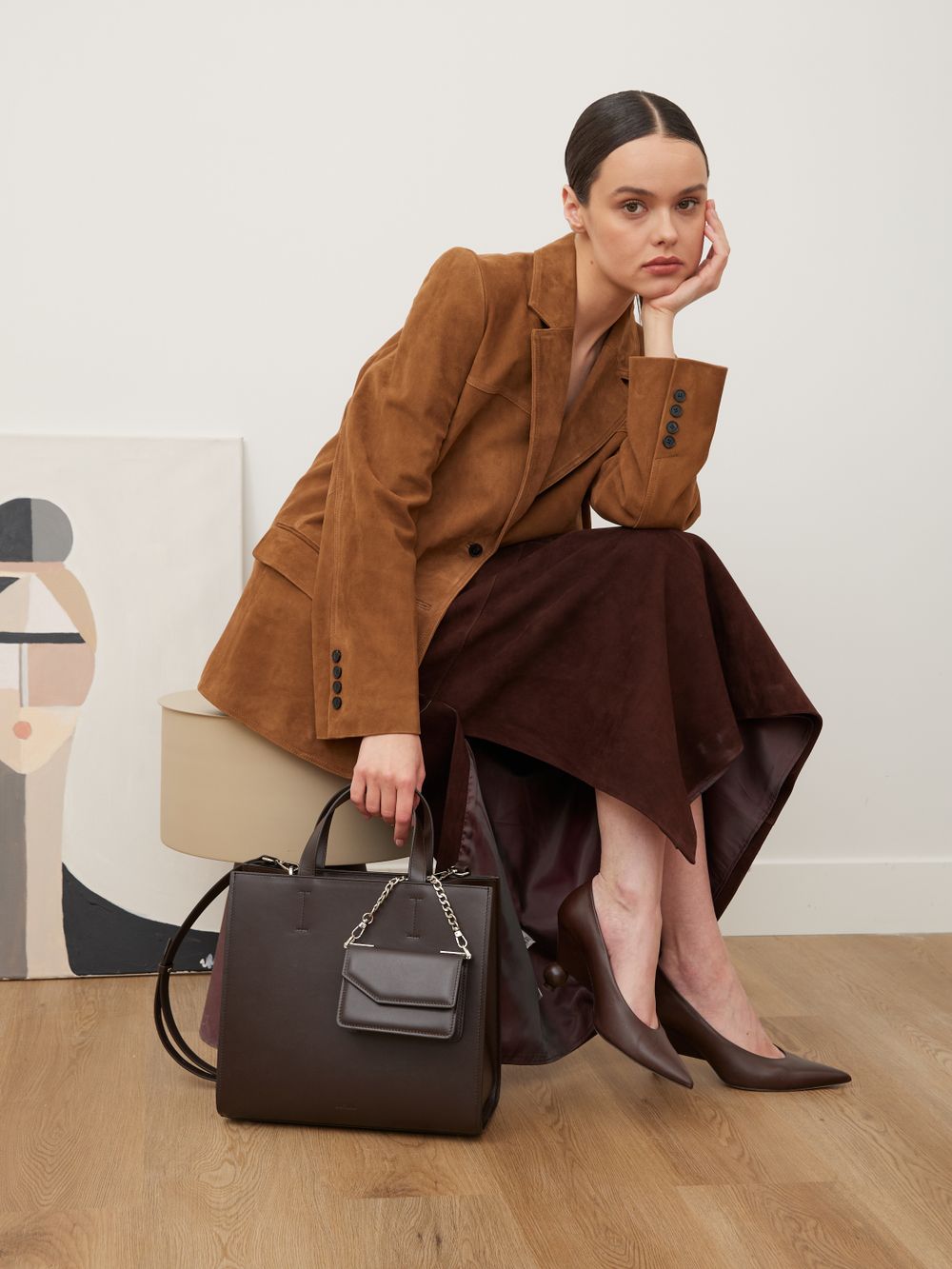 МИНИ-СУМОЧКА, Т.КОРИЧНЕВЫЙ