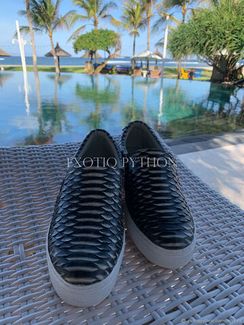 Слипоны из кожи питона SH-146