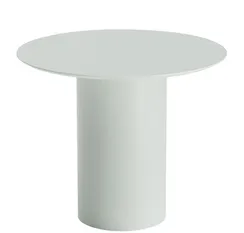 Стол обеденный Type D 90 см основание D 39 см (белый)