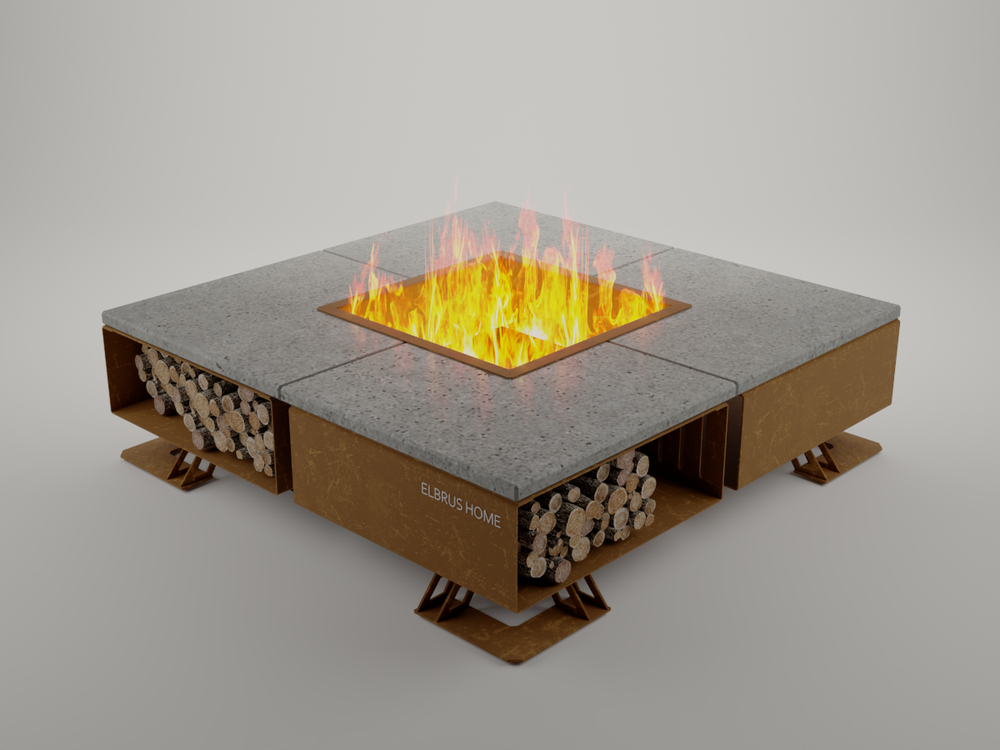 Очаг для костра Elbrus Басег, 120 см