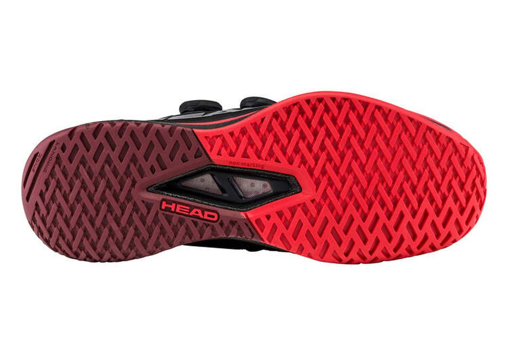 Мужские теннисные кроссовки Head Endure Pro Boa - black/red