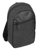 фото рюкзак с одним плечевым ремнем BUGATTI Universum графитовый полиэстер меланж/тарпаулин 23х9х35 см с гарантией