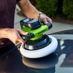 Полировальная машина аккумуляторная Greenworks G24BU10, 3502107,24 В, без АКБ и ЗУ