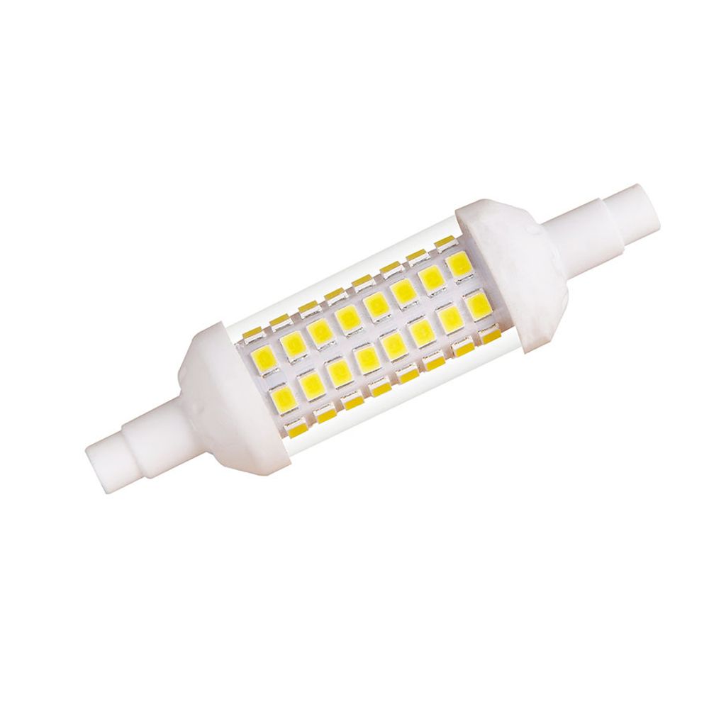 LED-J78-6W/4000K/R7s/CL PLZ06WH Лампа светодиодная, прозрачная. Белый свет (4000К). Картон. ТМ Uniel.
