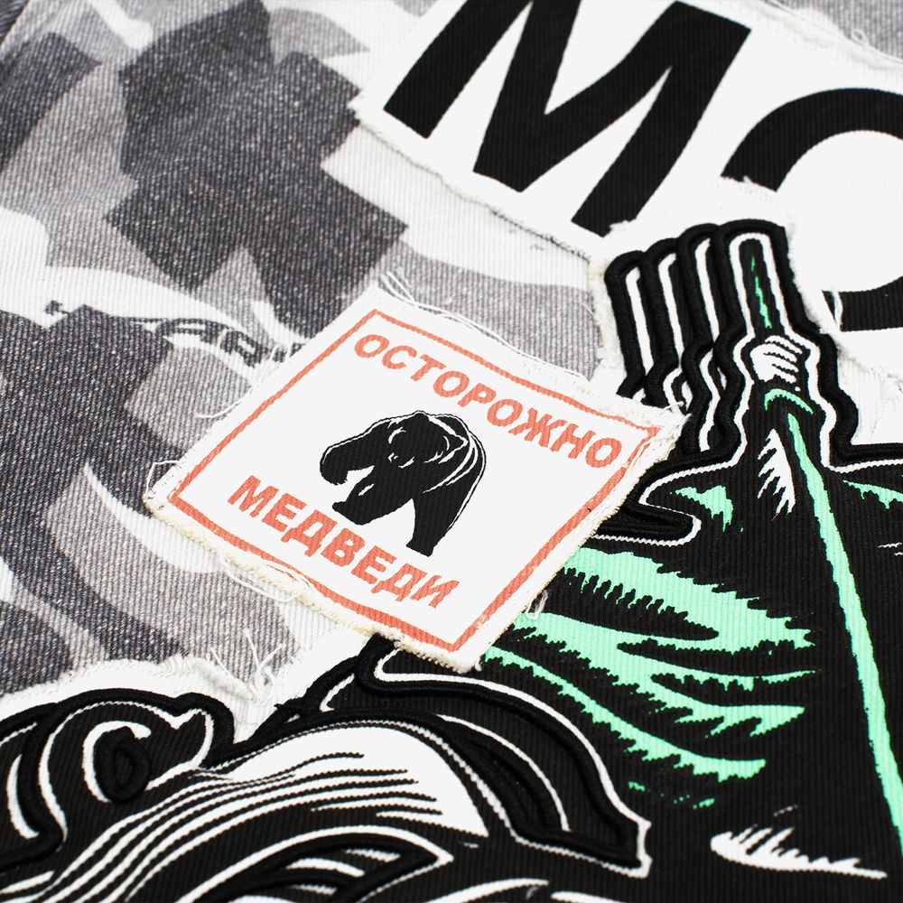 Бомбер Heartz Frostline серый камуфляж