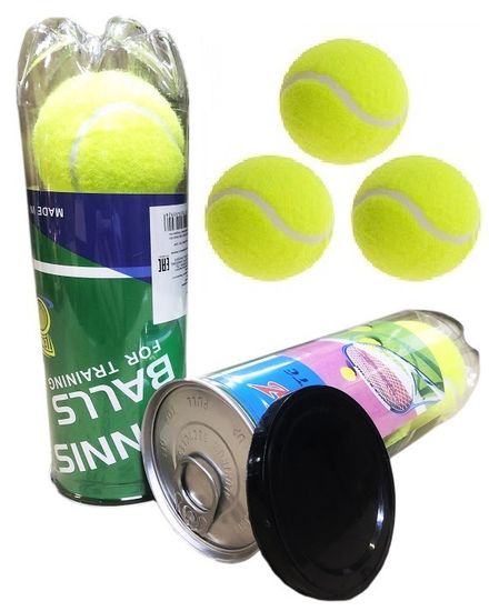 Мяч для б/тенниса 3 шт. в тубе
