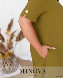 Платье 0142-олива Minova