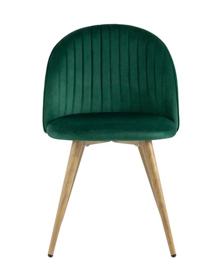 Стул Лион Страйпс велюр зеленый 4 шт
