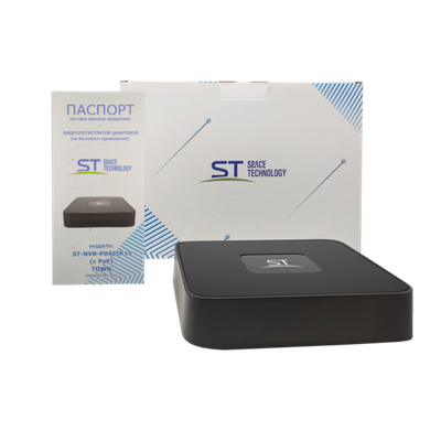 Видеорегистратор IP ST-NVR-P0405K15 4-канальный (с 4PoE) 5Mp PoE 1 HDD TOWN