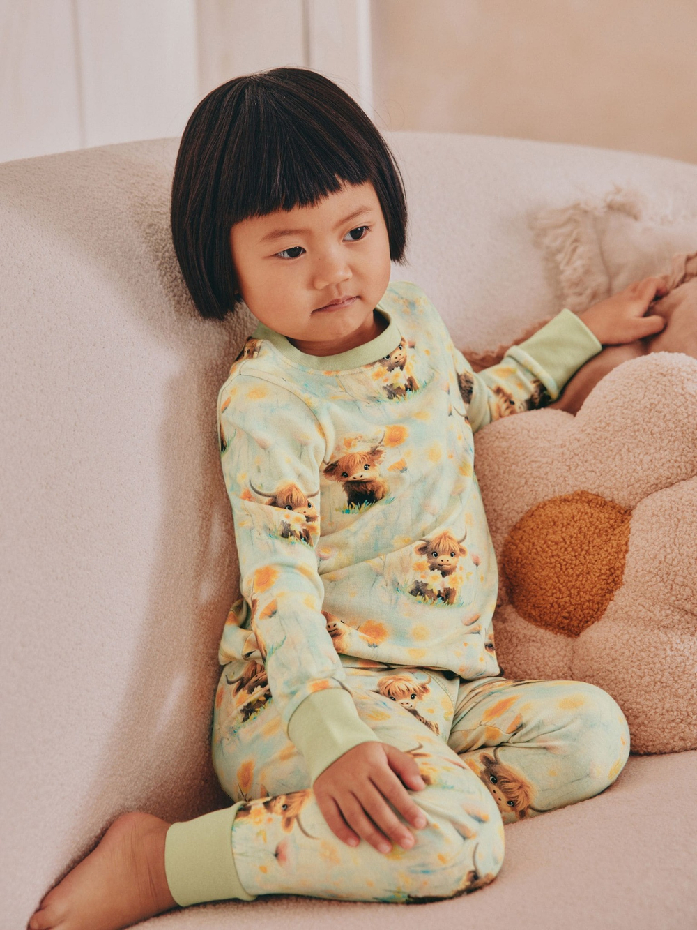 Пижама для девочки Next AK8-238, Салатовый