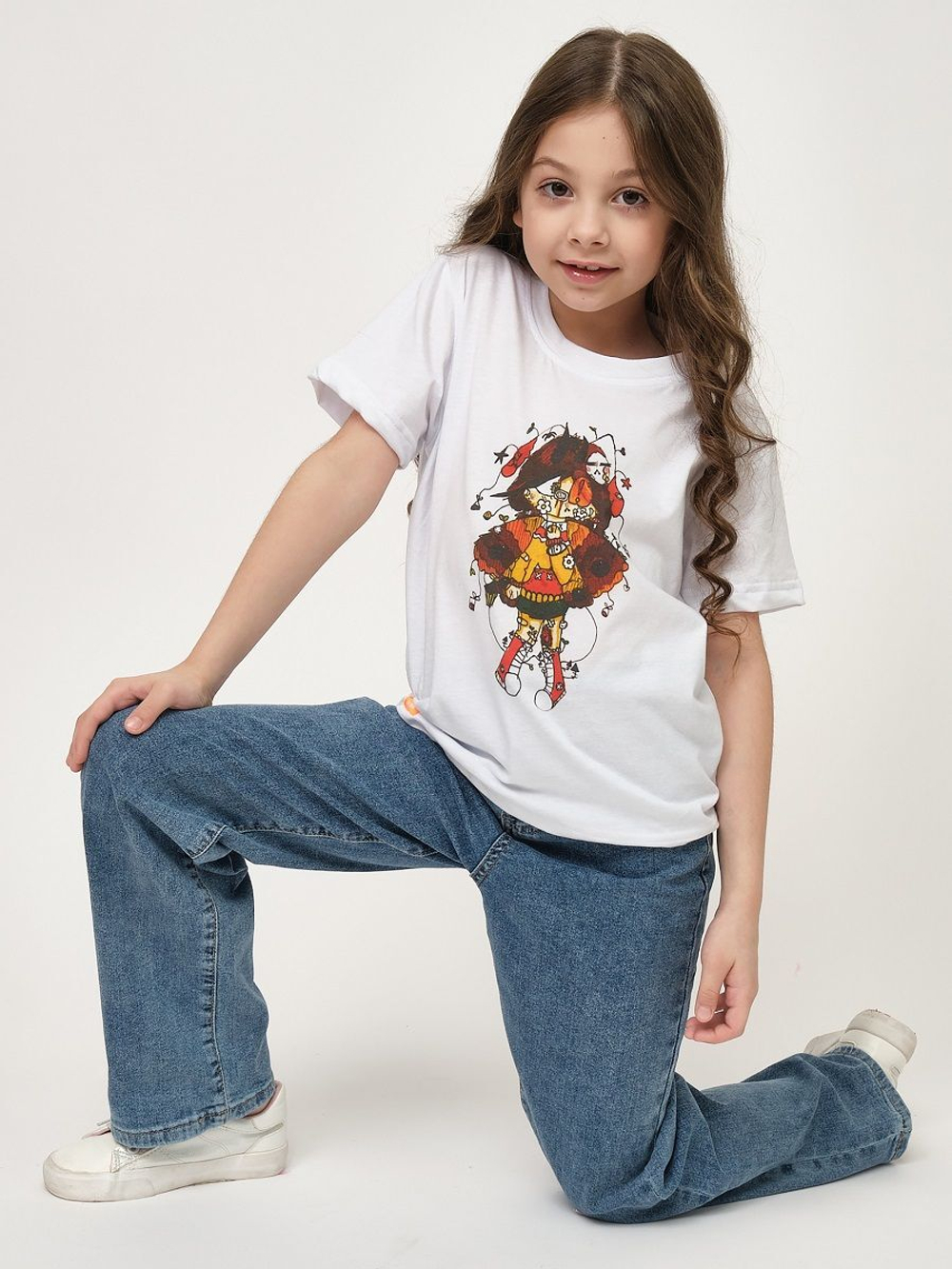 Детская футболка с принтом Venus (Размер: 152-158) (Цвет: белый)