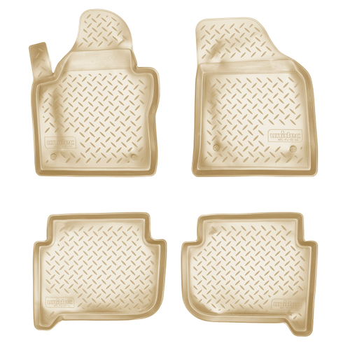 Ковры в салон Norplast/Unidec для Volkswagen Touran (2003-)Полиуретан,Бежевый, арт.NPL-Po-95-60-B