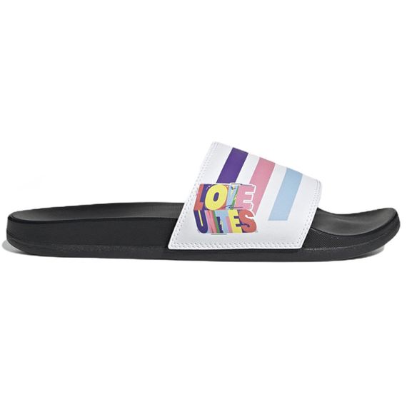 Adidas Adilette 'White Purple'