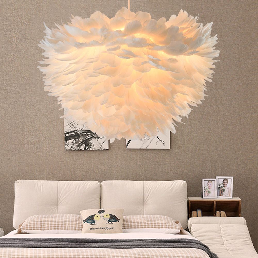 Люстра Feathers D70 White By Imperiumloft