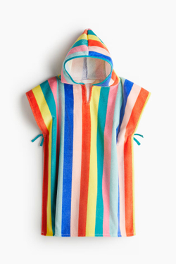 H&M ПОЛОТЕНЦЕ-ПОНЧО С ПРИНТОМ, РАЗНОЦВЕТНЫЙ