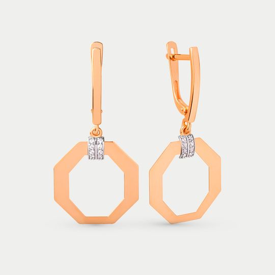 Серьги золотые